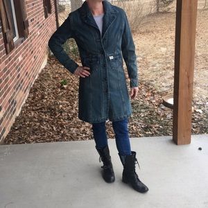 Harley Davidson long Jean jacket